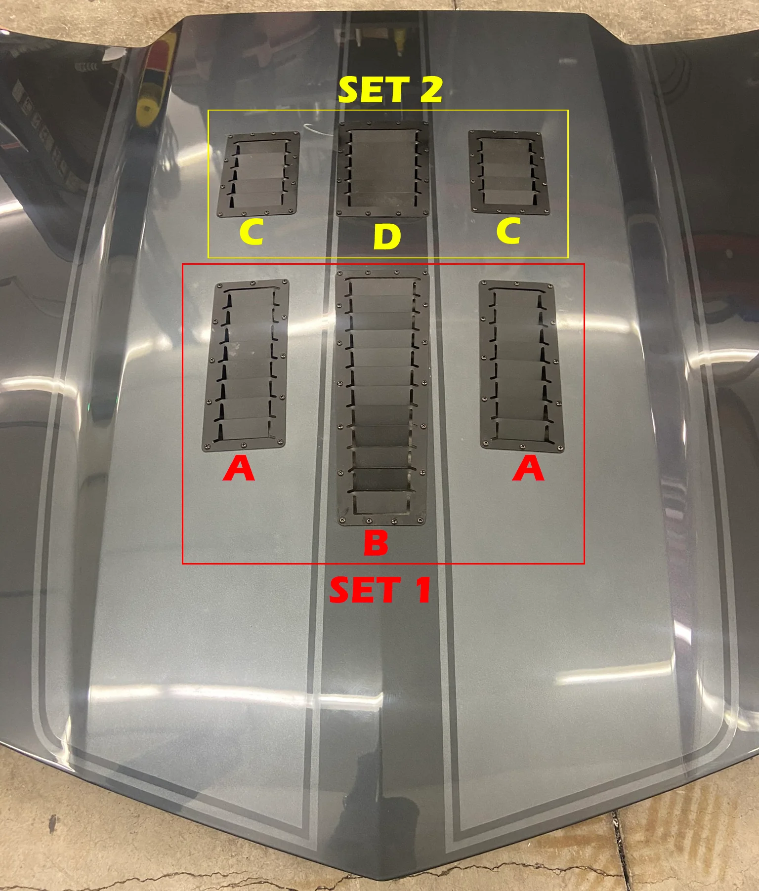 Camaro 2010-2015 Hood Vents (Stage 1) - Image 3