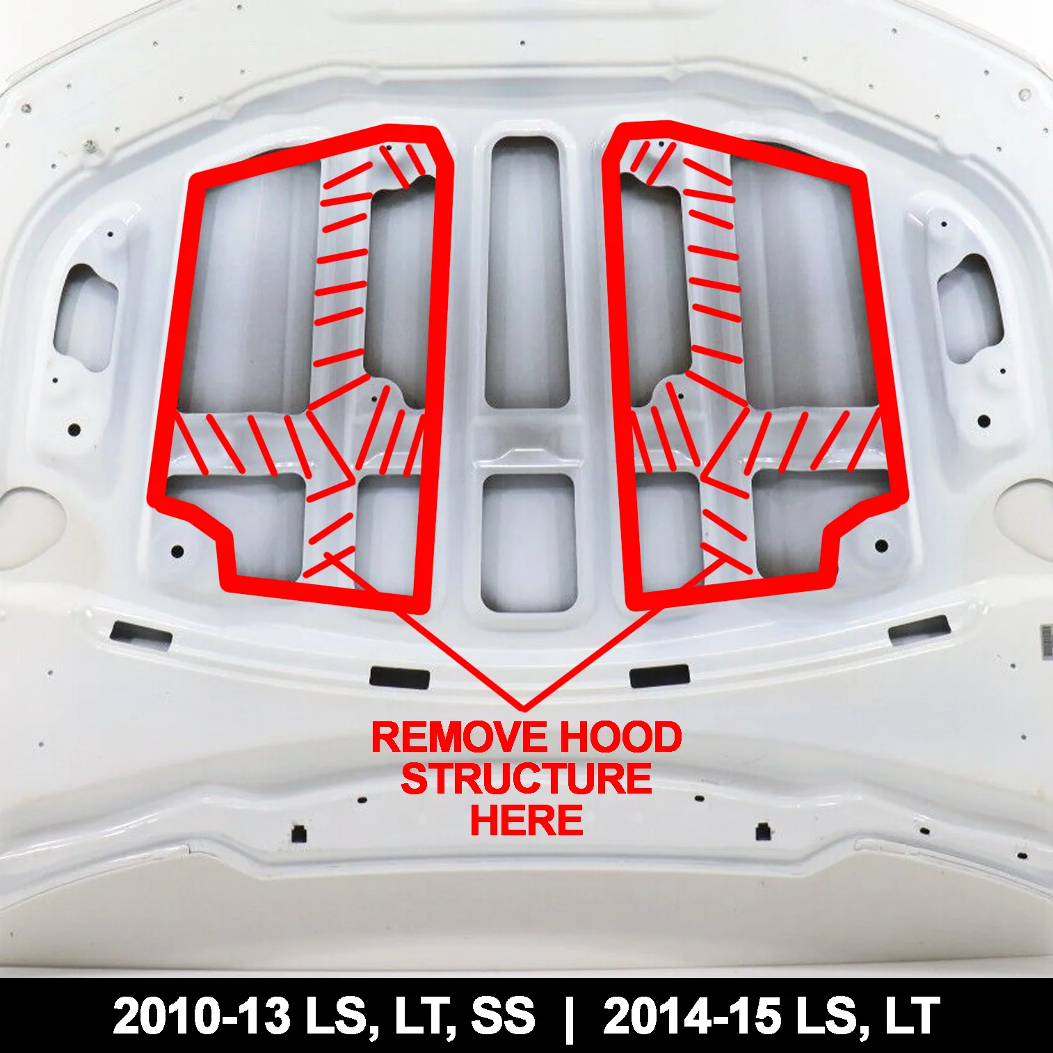 Camaro 2010-2015 Hood Vents (Stage 2) - Image 5