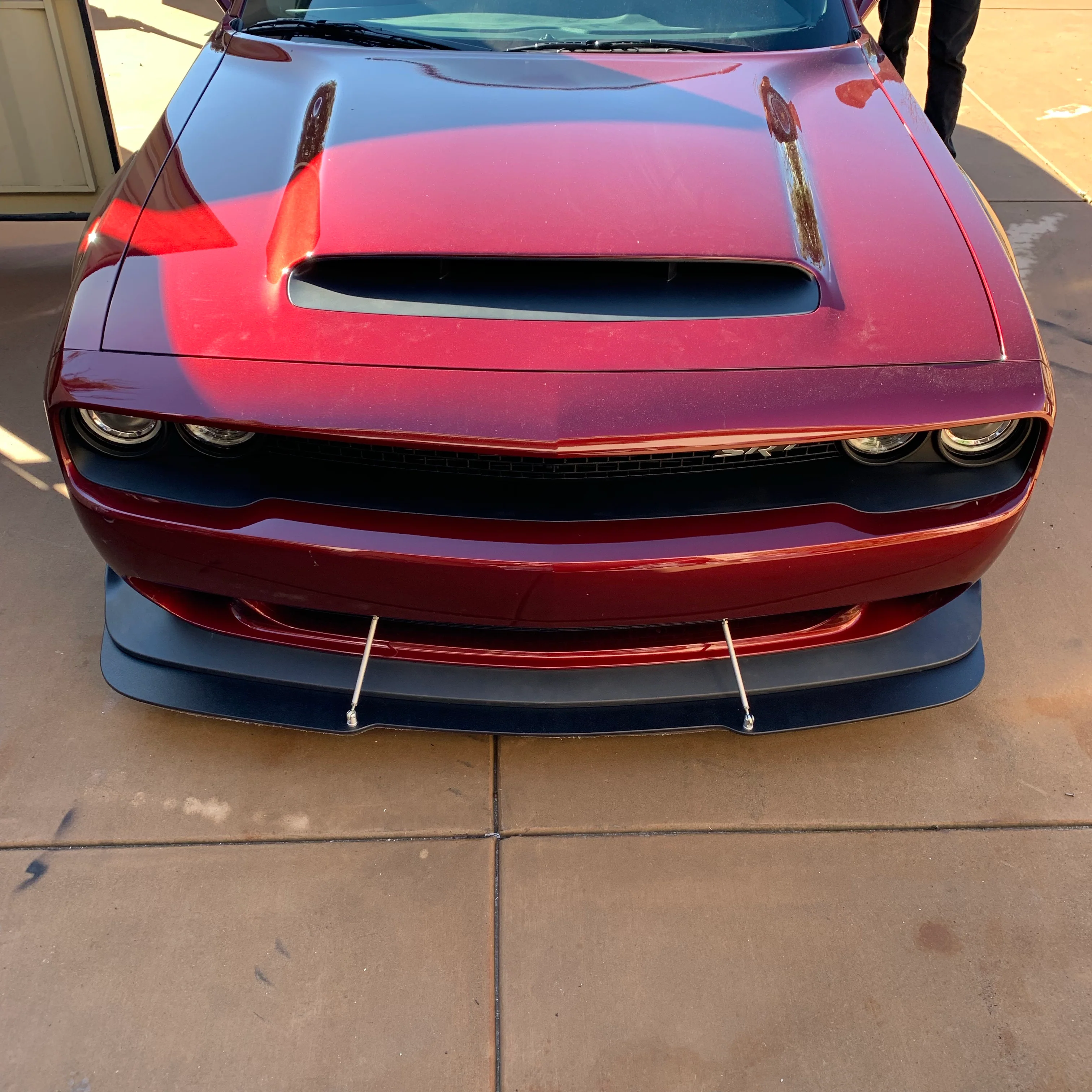Challenger 18-23 Widebody Splitter Extension