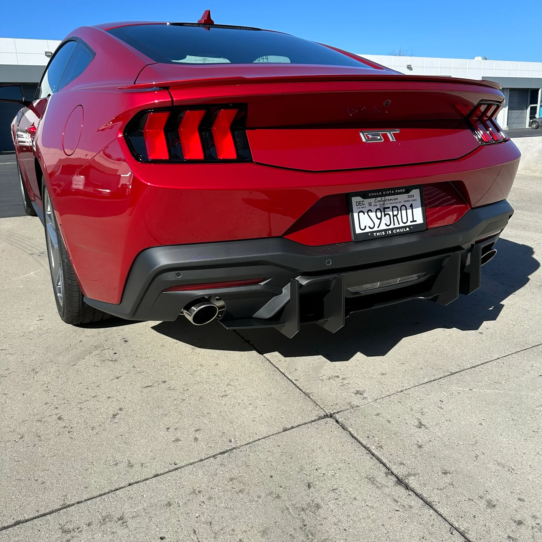 Mustang 24-25 GT/ECO Stealth Diffuser - Image 7