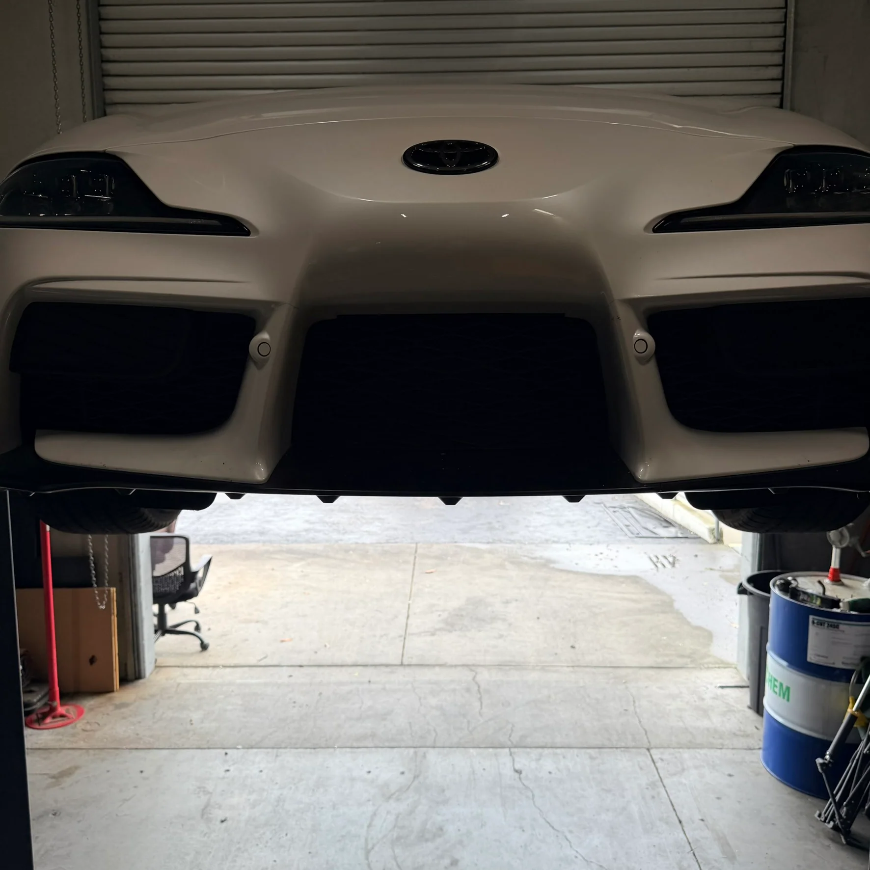 Toyota Supra MK5 Splitter Guards (2019-2026) | Stainless Steel Front Lip Protection - Image 3