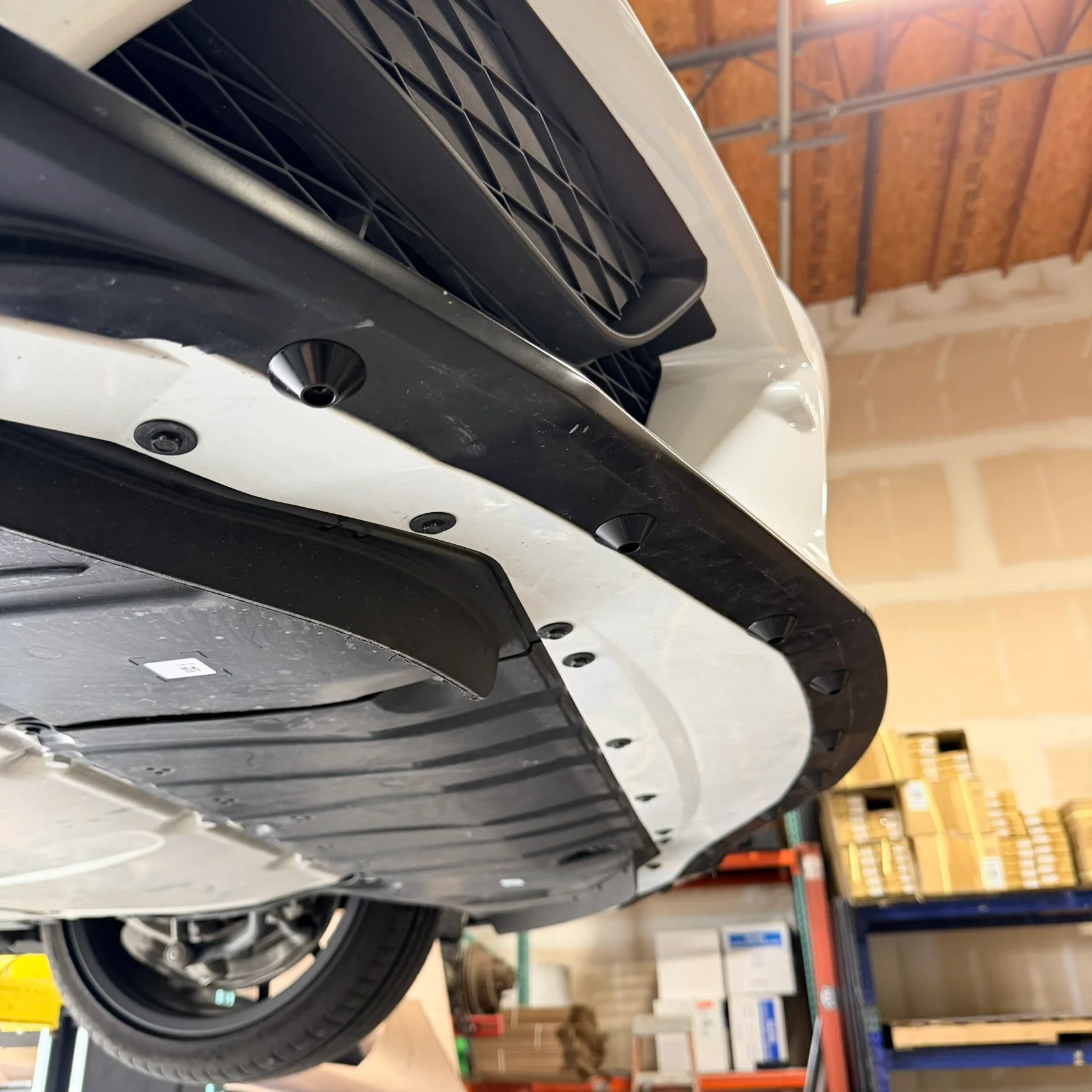 Toyota Supra MK5 Splitter Guards (2019-2026) | Stainless Steel Front Lip Protection - Image 4